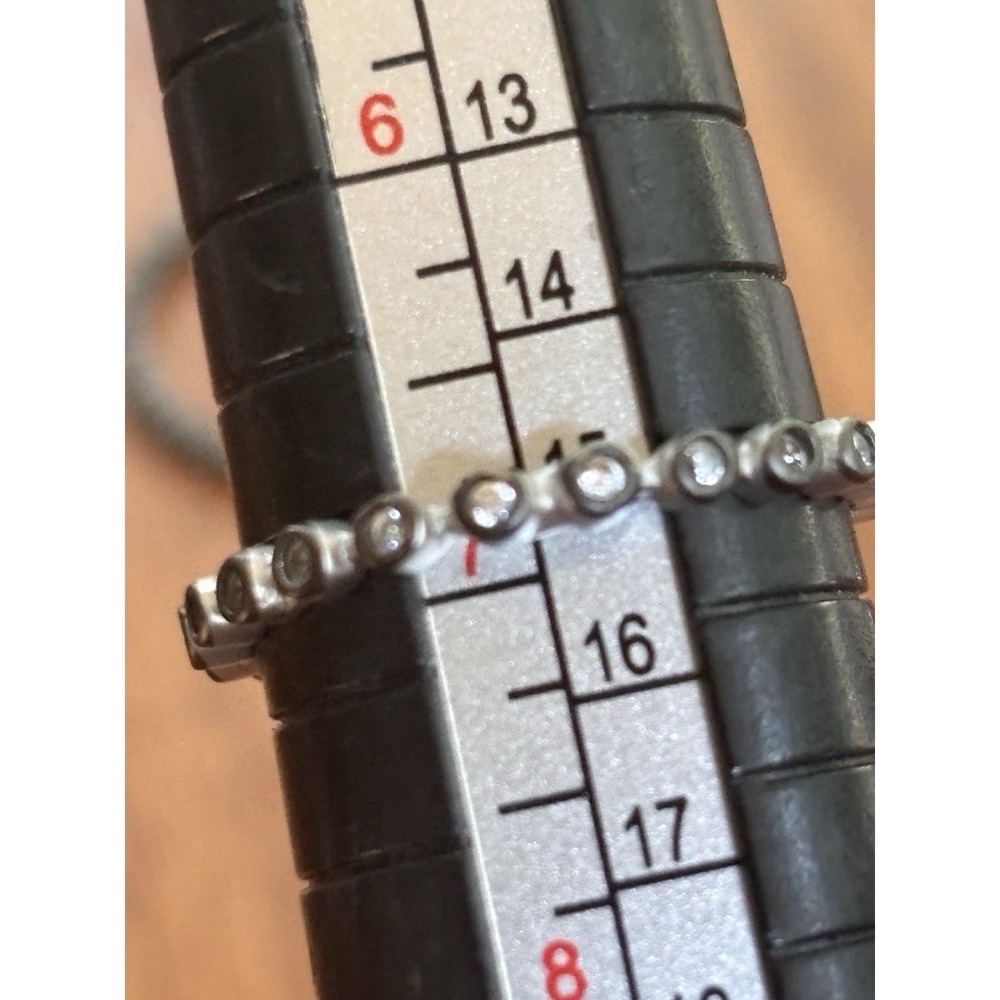 Freida Rothman Five Sterling Silver Stacking Rings Sizes 6-7 - Picture 14 of 16